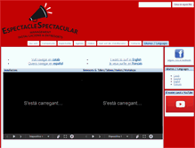 Tablet Screenshot of espectaclespectacular.com